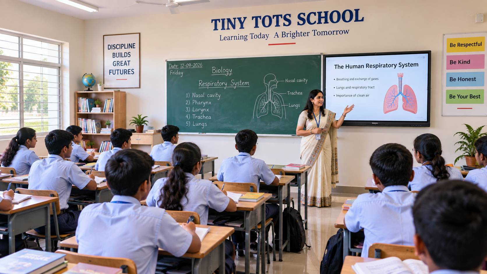 Senior classroom at Tiny Tots School