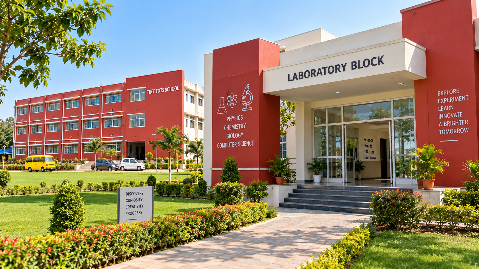 Tiny Tots School laboratory block
