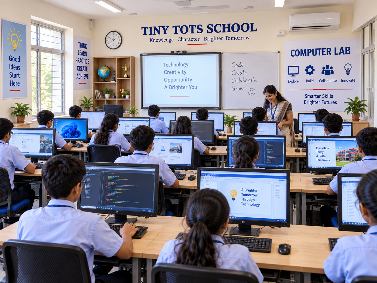 Computer laboratory at Tiny Tots School